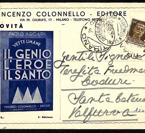 ab1456 - CARTOLINA D'EPOCA - MILANO Città : Pubblicitarie
