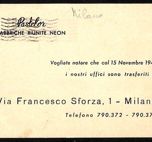 ab1459 - CARTOLINA D'EPOCA - MILANO Città : Pubblicitarie