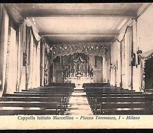 ab1464 - CARTOLINA D'EPOCA - MILANO Città : Cappella Istituto Marcelline