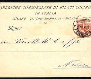 ab1472 - CARTOLINA D'EPOCA - MILANO Città : Pubblicitarie