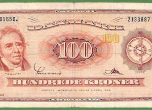 ah1464 - DENMARK - Collectable PAPERMONEY - PIC#46d - 100 Krowns - Fine