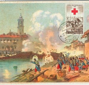 59135 - ITALY - POSTAL HISTORY: MAXIMUM CARD 1959 - MILITARY Red Cross