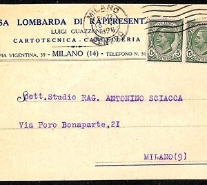 ab1489 - CARTOLINA D'EPOCA - MILANO Città : Pubblicitarie