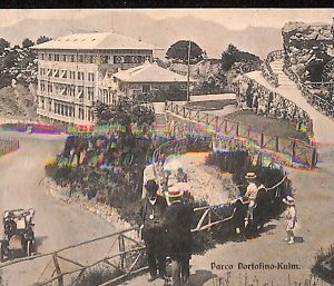 ab2704 - CARTOLINA D'EPOCA - Genova Provincia : Parco del Portofino Kulm