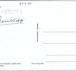 72996 - AUTOGRAFO - GIRO CICLISTICO ITALIA 1955 : 16a tappa  - Rino BENEDETTI