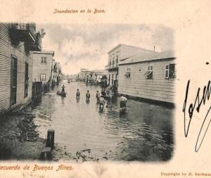 ac1466 - ARGENTINA -  Vintage Postcard - BUENOS AIRES - Flooding INUNDACION 1902