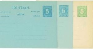 93580 - DUTCH INDIES - POSTAL HISTORY - STATIONERY CARDS Gau # 8 + 9 +10a + 10b