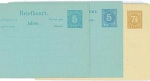 93579 - DUTCH INDIES - POSTAL HISTORY - STATIONERY CARDS Gau # 8 + 9 +10a + 10b