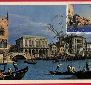 ai5820  - ITALY  - Postal History - MAXIMUM CARD - Venezia,Architecture - 1973