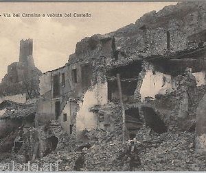60520  - CARTOLINA d'Epoca - L'AQUILA provincia :  Pescina TERREMOTO