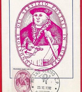 ai5823  - ITALY  - Postal History - MAXIMUM CARD - Francesco Tasso - 1982