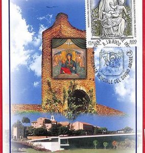 ai5846 - ITALY  - Postal History - MAXIMUM CARD - Religion - 2000   ART