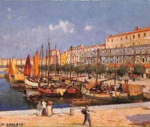 ac2412 - Ansichtskarten  VINTAGE POSTCARD - CROATIA  - Spalato Split