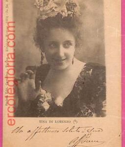 af9406 - VINTAGE POSTCARD Ansichtskarten - Tina di Lorenzo - THEATRE