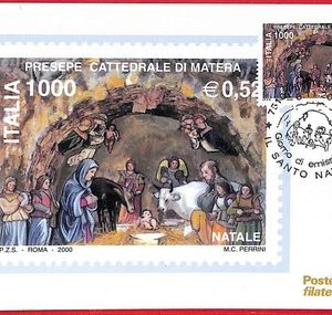 ai5843 - ITALY  - Postal History - MAXIMUM CARD - Religion - 2000