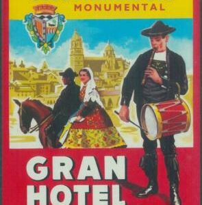 87089 - SPAIN - Vintage hotel LABEL - GRAN HOTEL Salamanca MONUMENTAL