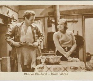 62077 - VINTAGE POSTCARD - CINEMA, Greta Garbo and Charles Bickford