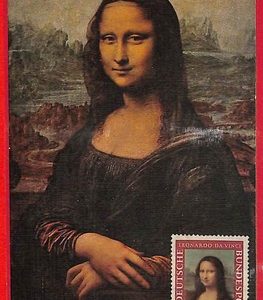 ai5868 - Germany  - Postal History - MAXIMUM CARD - ART  La Monalisa LEONARDO