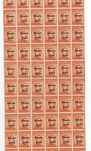 61415  - ITALIA : Venezia Giulia -  Sassone 23 ** BLOCCO DA 60 Francobolli!!
