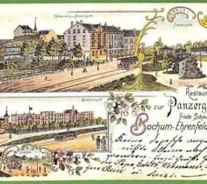 ah1411  - GERMANY - VINTAGE POSTCARD Ansichtskarten - Bochum - 1900
