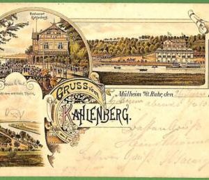 ah1334 - GERMANY - VINTAGE POSTCARD Ansichtskarten - Gruss Kahlenberg - Mullheim