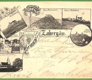 ah1374 - GERMANY - VINTAGE POSTCARD Ansichtskarten - Gruss aus Zabergau