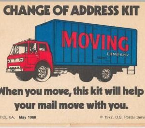 56624 - TRANSPORT - USA - 1980 Change od address BOOKLET OF CARDS !