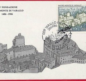 ai5827  - ITALY  - Postal History - MAXIMUM CARD - Architecture - 1986