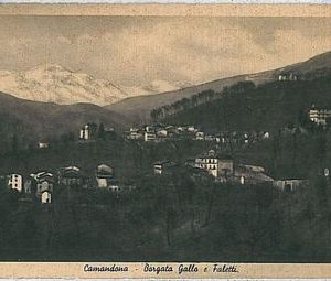 38640b   CARTOLINA d'Epoca BIELLA  - Camandona : Borgata Gallo e   Faletti  1944