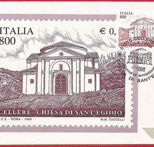 ai5836 - ITALY  - Postal History - MAXIMUM CARD - 1999 ARCHITECTURE