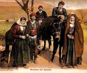 ac2413 - Ansichtskarten  VINTAGE POSTCARD - CROATIA  - Spalato Split, Ethnic