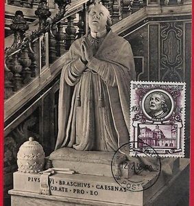 ai5857 - VATICAN  - Postal History - MAXIMUM CARD - Religion - 1958