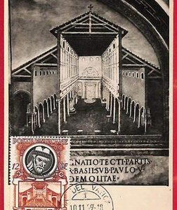 ai5853 - VATICAN  - Postal History - MAXIMUM CARD - Architecture - 1959