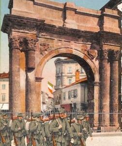 ac2328 - Ansichtskarten  VINTAGE POSTCARD - CROATIA  - Pola, Military