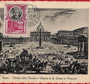 ai5858 - VATICAN  - Postal History - MAXIMUM CARD - Religion - 1959