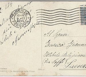ITALIA REGNO storia postale   Sass 83 VARIETA' dentellatura ISOLATO su CARTOLINA