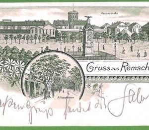 ah1328 - GERMANY - VINTAGE POSTCARD Ansichtskarten - Gruss aus Remscheid - 1900