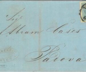 88819 - AUSTRIA - POSTAL HISTORY - Michel # 5Y  single on COVER to ITALY  1855