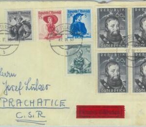 88839 - AUSTRIA - POSTAL HISTORY -  Nice franking on COVER 1950