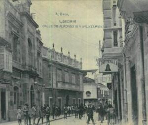 92399 - SPAIN - Postal Antigua VINTAGE  POSTCARD -  ALGECIRAS Calle Alfonso XI