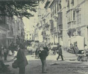 92408 - SPAIN - Postal Antigua VINTAGE  POSTCARD -  SEVILLA  Puerta de la CARNE