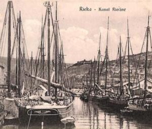 ab9565 - Ansichtskarten  VINTAGE  POSTCARD - CROATIA - Rieka Fiume,Canal Riecine