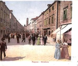 ab9622 - Ansichtskarten  VINTAGE  POSTCARD - CROATIA - Ragusa-Stradone - 1901