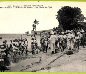 ae9132 - MARTINIQUE -  VINTAGE  POSTCARD - Ethnic, "Un Coup de Senne"