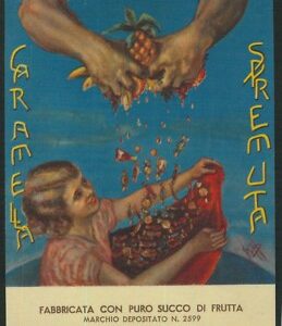 Lib1094 - CARTOLINA d'Epoca PUBBLICITARIA Illustrata - THEOBROMA Biffi MILANO