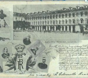 90911 - CARTOLINA d'Epoca - NOVARA  - Reggimentale CASERMA PERRONE