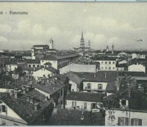 90908 - CARTOLINA d'Epoca - NOVARA Città -  PANORAMA  1919