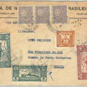 69328 - PARAGUAY - POSTAL HISTORY -    COVER to BRAZIL   1936
