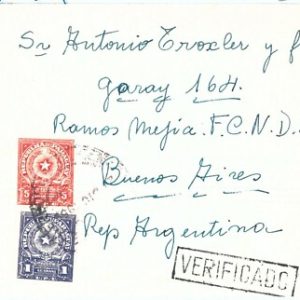 69322 - PARAGUAY - POSTAL HISTORY -    COVER to ARGENTINA 1959