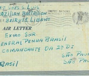 86854 - LEBANON  - POSTAL HISTORY - UNITED NATIONS  Brazilian FORCES 1958 - NICE